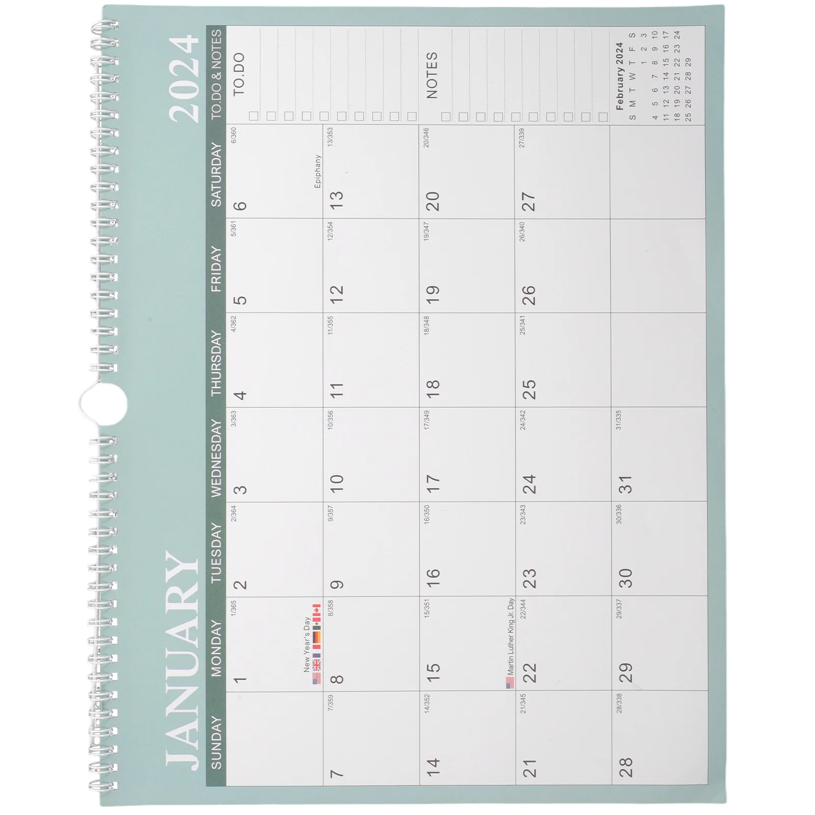 

2024 Desk Calendar Paper Wall Hanging Monthly Organizer for Office Home Study Room Decoration Sturdy Daily Use Calendar