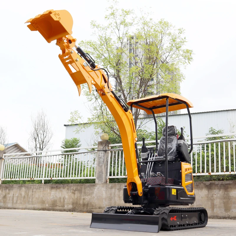 Euro 5 CE EPA Small Excavator Construction Farm Diesel Mini Excavator Multifunctional Hydraulic Crawler Mini Digger Customized