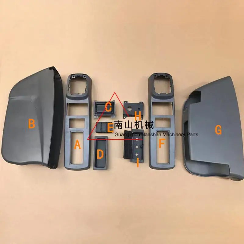 for Liugong CLG915D 920D 922D 925D 936D lever armrest box decorative plate excavator accessories