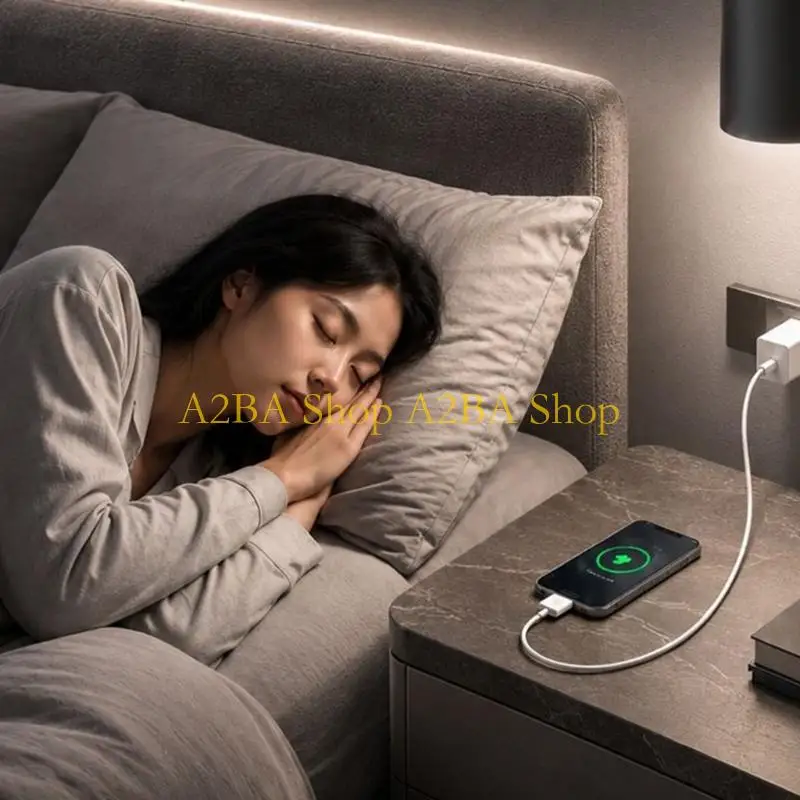 A2BA Auto Disconnect Charging Adapter Fast Charging Safety Adapter for Smartphones Tablets Fully Charged Separator Power Cut-Off