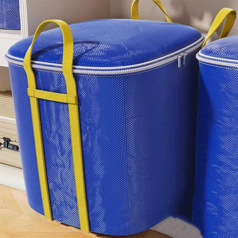 

Large Capacity Moving Package Bag Waterproof Moisture-proof Luggage Packing Bag Heavy Duty with Zipper Express Clothes Organizer
