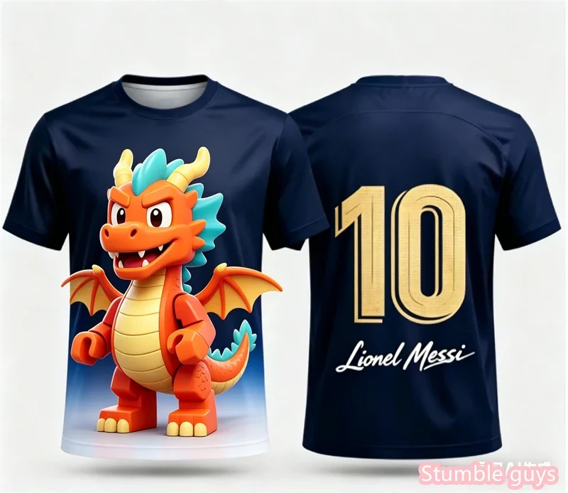 Summer Casual Roblox T Shirt For Boys Anime Fashion Kids Gir
