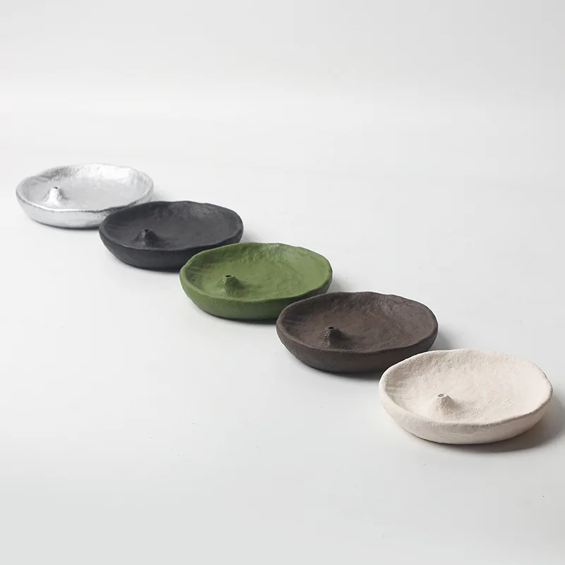 Nordic Style Cement Incense Burner, Minimalist Incense Tool For Cones And Sticks, Incense Tray, Home Decorative Item