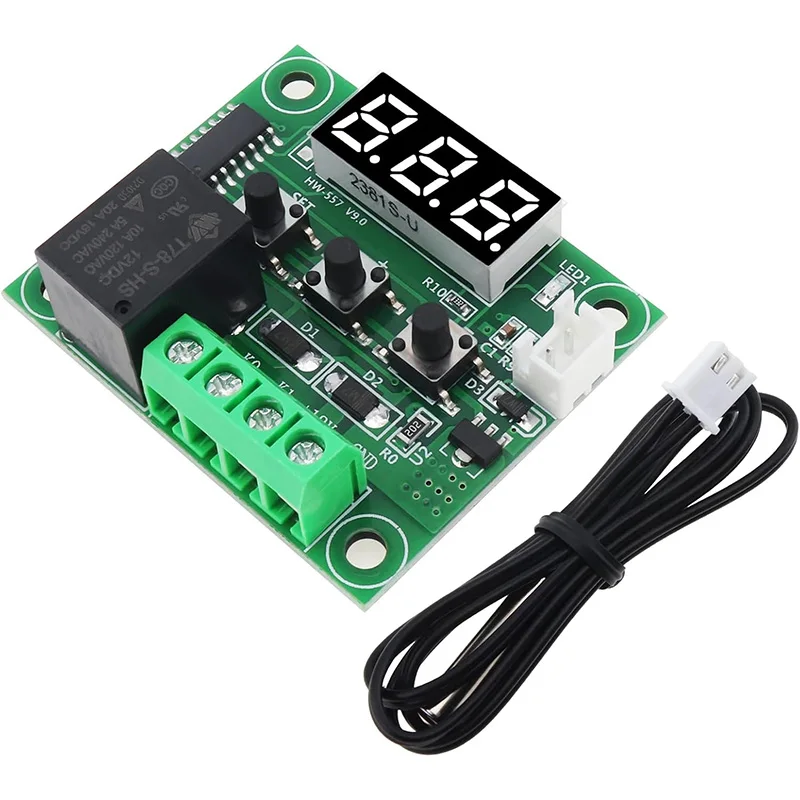 W1209 DC 12V Rot/Blau Wärme Kühlen Temp Thermostat Temperatur Control Schalter Temperatur Controller
