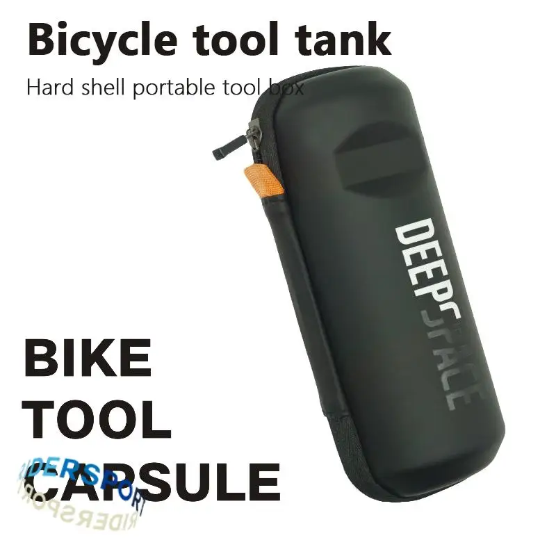 Bicycle Tool Canister Bicycle Storage Bag Hard Shell Portable Tool Box Bike Tool Capsule Road Bike Riding Equipment