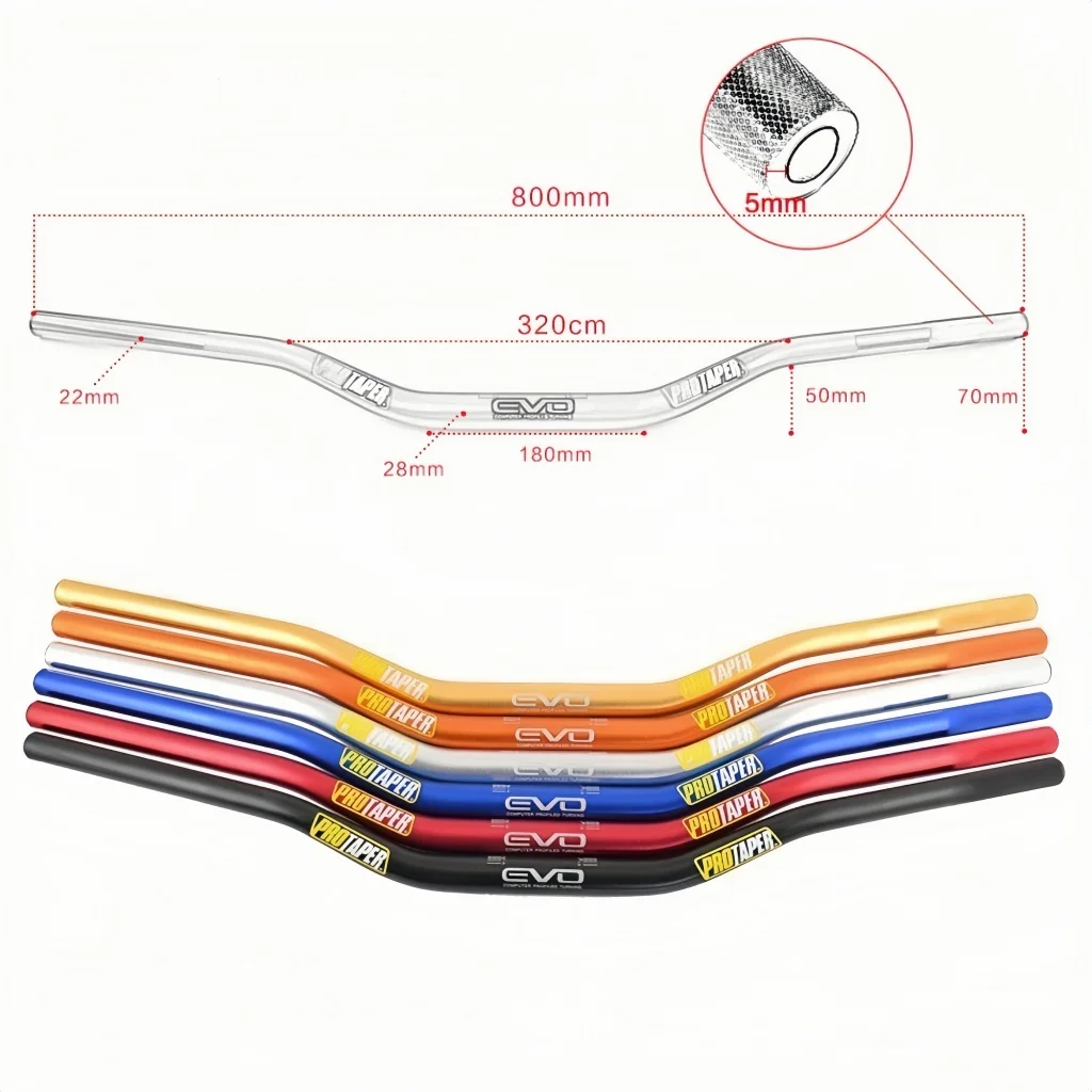 AliExpress Motorcycle Handlebar PRO Taper Fat Bar 1-1/8" Dirt Pit Bike Motocross 28mm CNC Anodizing For Duke KTM YAMAHA HONDA KAWASAKI CRF