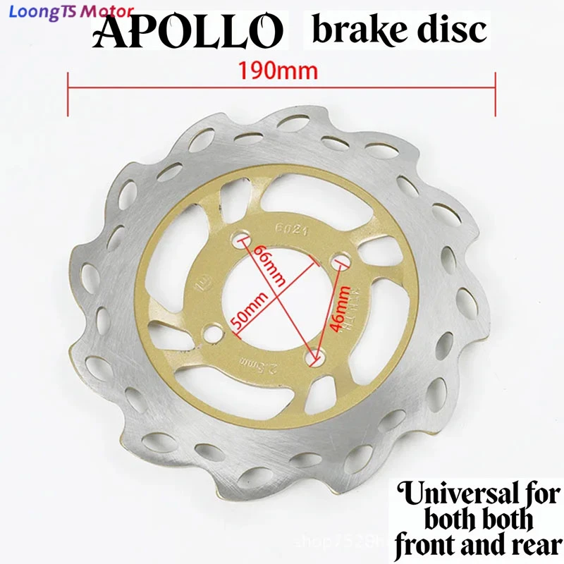 

Motorcycle Chrysanthemum Disc Brake Apollo Race Parts 110-125CC Small Off-road Moto Front Rear Universal Racing Brake Accessory