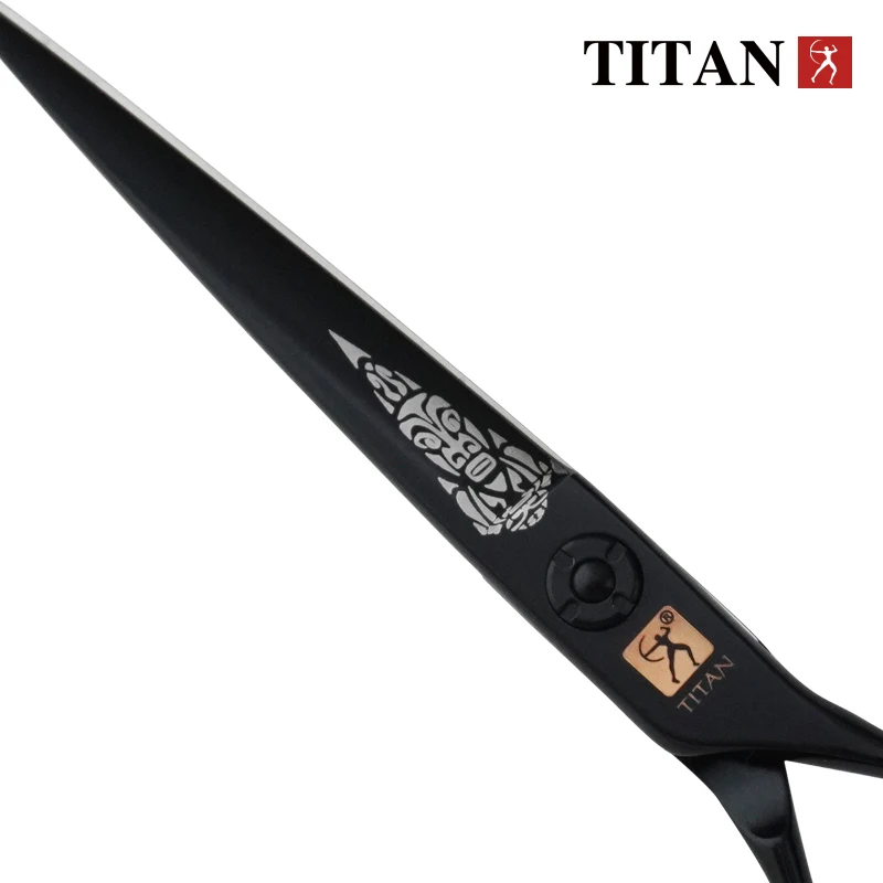 TITAN gunting rambut profesional, alat pemotong penata rambut tipis 5,5 inci 6.0 inci