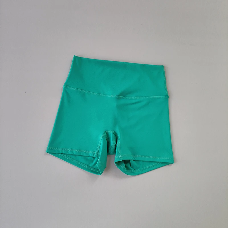 Shorts esportivos para ioga, shorts justos, elásticos, três partes, sensação nude, cintura alta, levantamento de quadril, secagem rápida, calças quentes para ioga