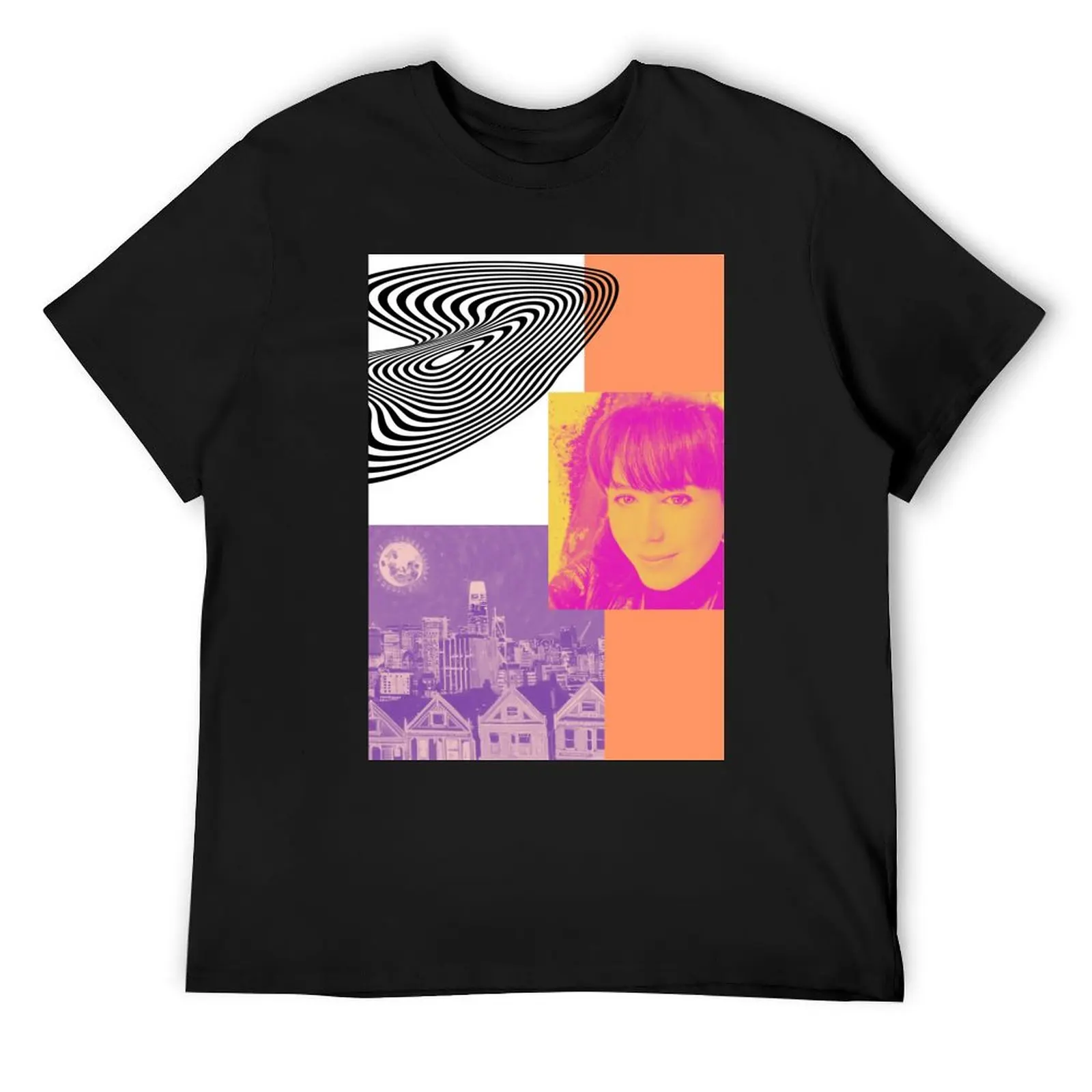 

Heidi Noriko Portrait in San Francisco T-Shirt baggy shirts kawaii clothes new edition mens t shirt graphic