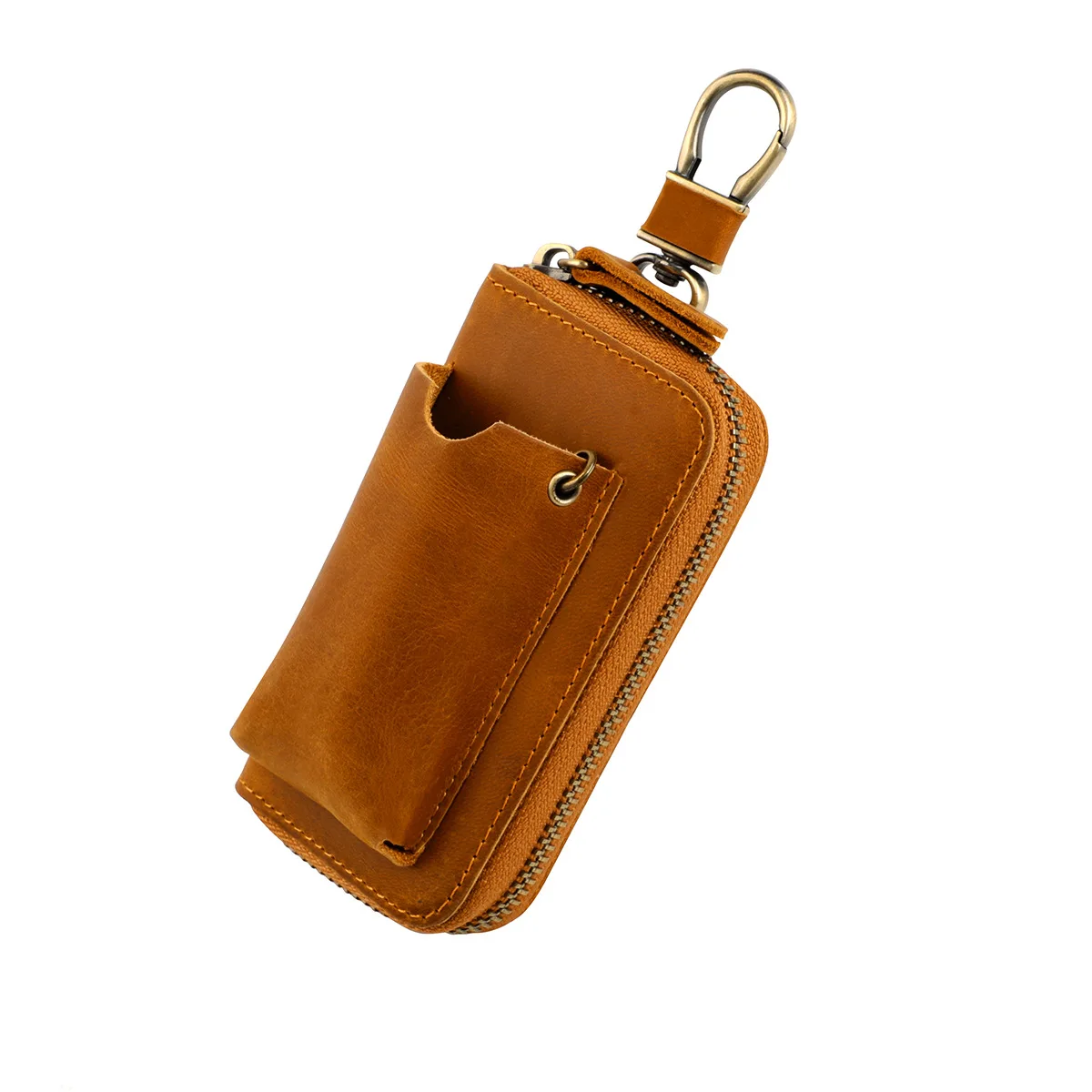 Man Key Wallet Creative Design Men's Key Case Genuine Leather Multifunctional Car Key Case Suitable For Business Use Key Pouch