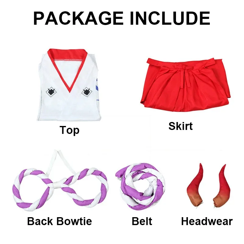 قطعة واحدة أزياء أنيمي التأثيرية ياماتو كوس موحدة كيمونو تنورة البدلة مجموعة عرض حفلات الهالوين ملابس الأداء فستان الملابس