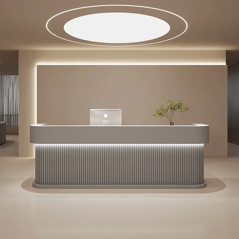 

Creative Desks Counter for Cash Register Atril Salon Customer Center Clothing Store Business Korean Modern Backyard Furniture