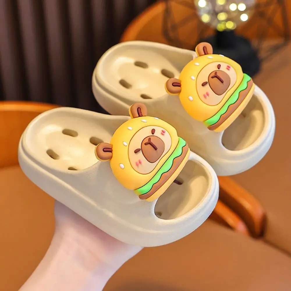 Capybara เด็กรองเท้าแตะในร่ม Eva หนา soled เด็กวัยหัดเดินรองเท้าแตะยาง Anti-SLIP สบายรองเท้าแตะห้องน้ําเด็ก