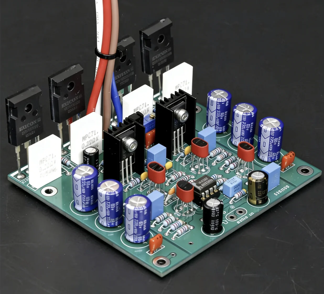 

Audiophile Monophonic Power Amplifier Board, Reference Goldmund 29 Series Circuit, High Fidelity HiFi Power Amp for DIY Audio