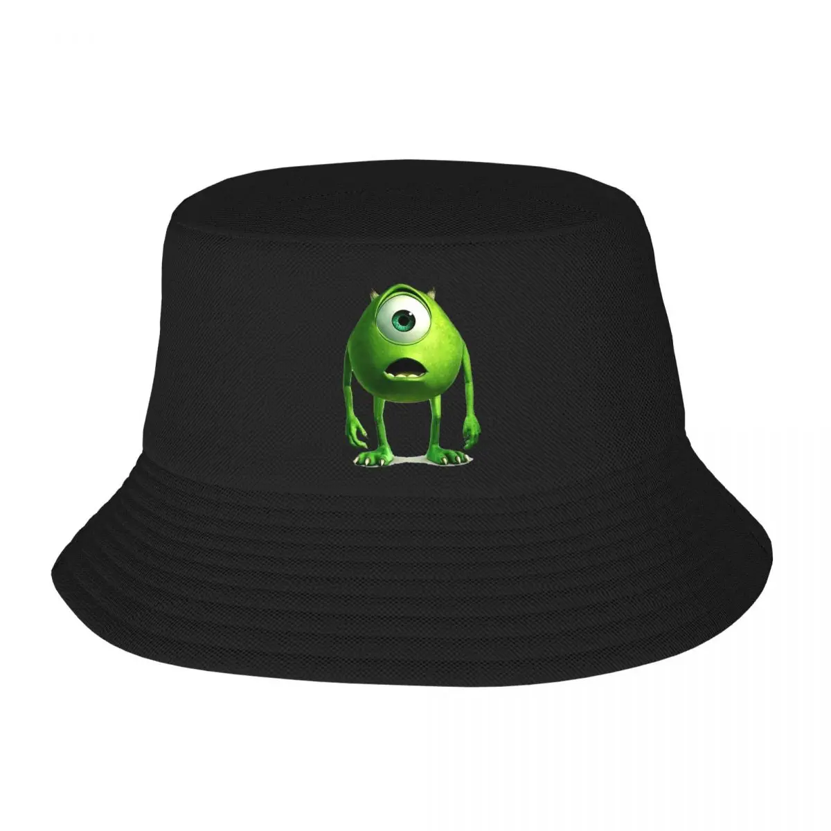 Spring Summer Oxeye Mr. Q Bucket Hat for Men Women Cool Disney Monsters University Mike Fisherman Hat Travel Caps