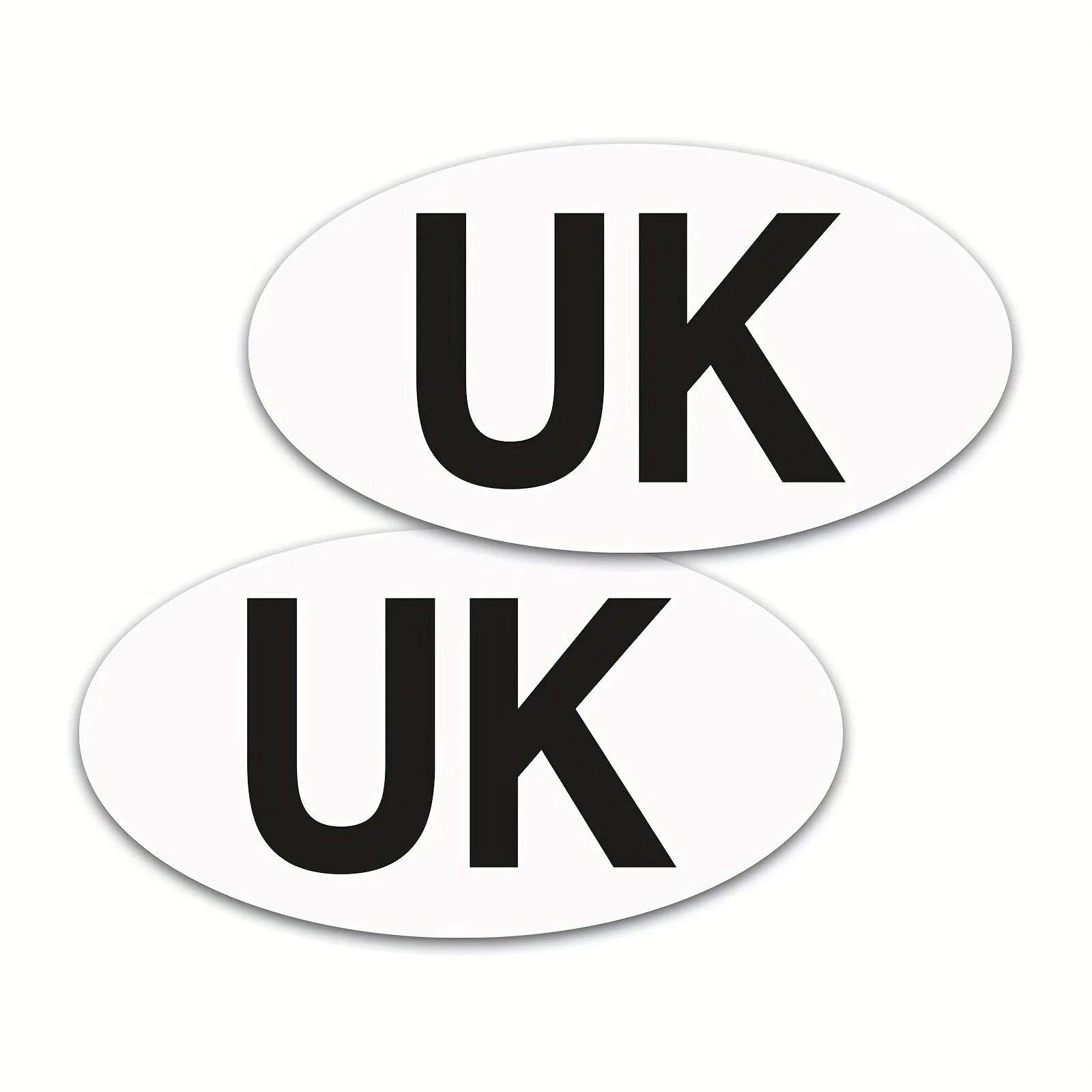 1/2 PACK UK MAGNETIC Car Sticker for Europe GB stickers for car UK car sticker magnet - REGULATION SIZE - Weather Resistant