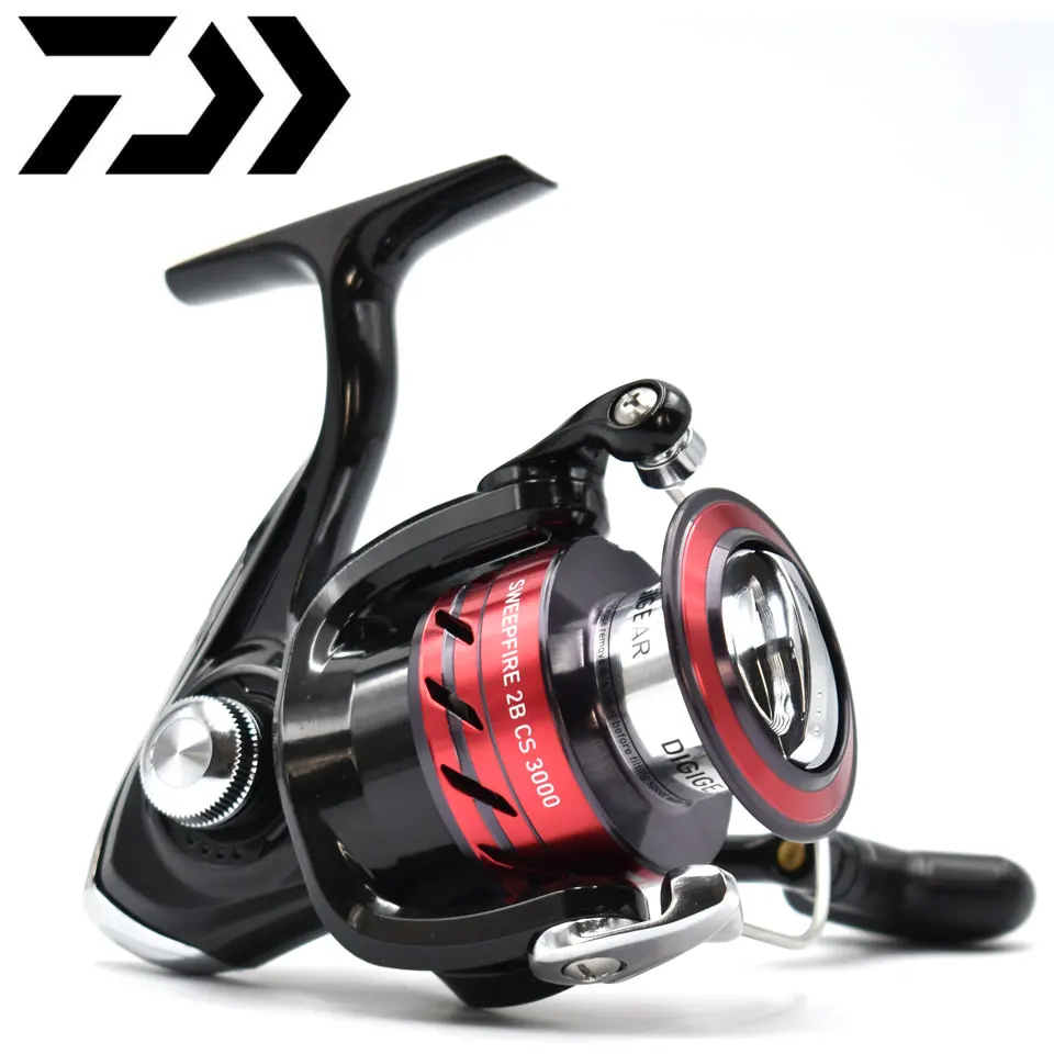 DAIWA Reel SWEEPFIRE CS Spinning Fishing Reel 1500-5000 ABS Metail Spool 2-8KG Power Hard Gear