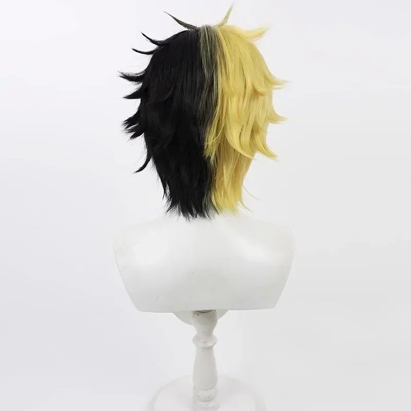 Nouveau Anime Mashle: magie et Muscles Cosplay Ryan Ames perruque unisexe adulte cheveux courts résistant à la chaleur perruques synthétiques accessoires d'halloween