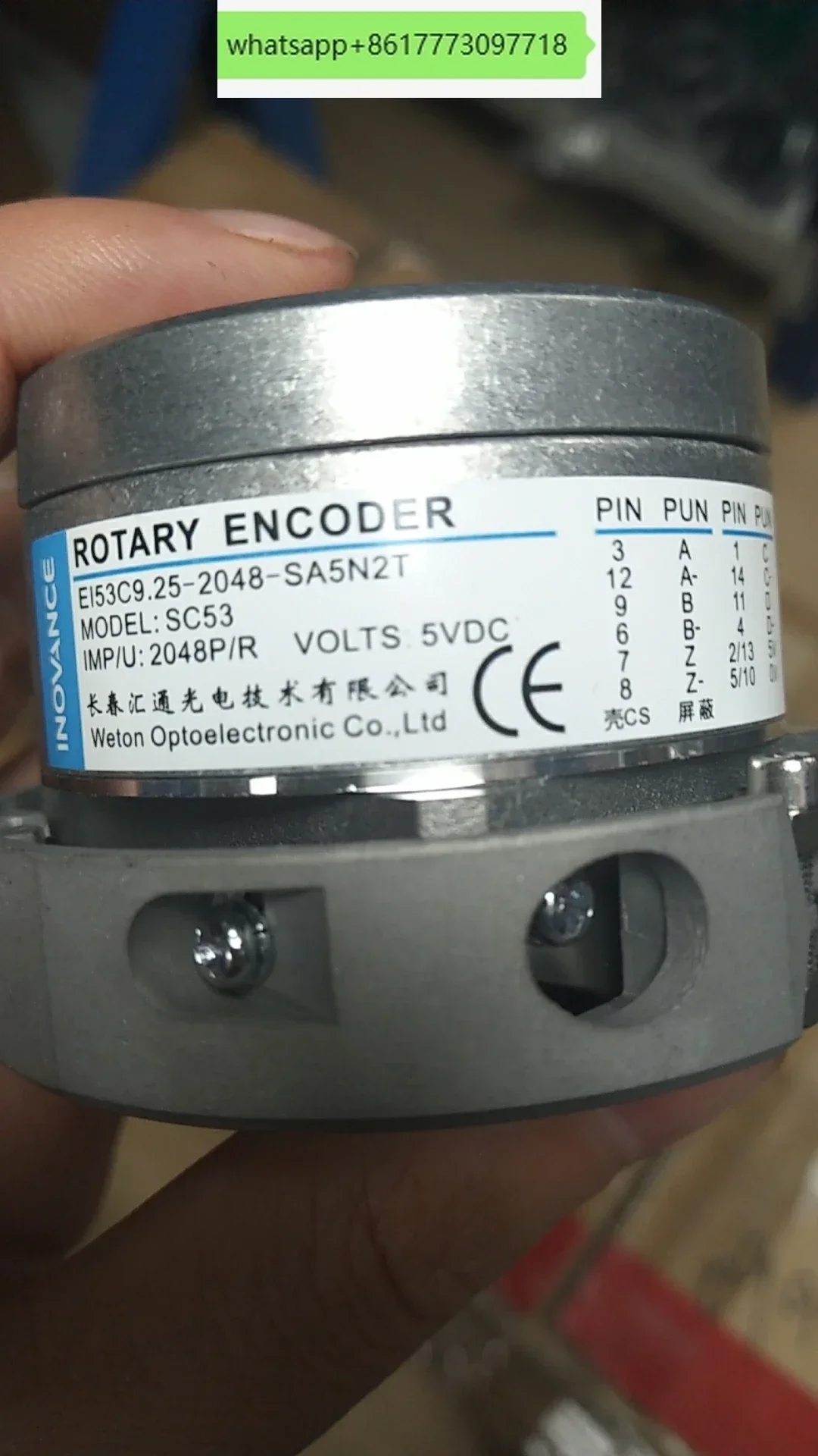 Elevator EI53C9.25-2048-SA5N2T Encoder ERN 2048 62S14 Heidenhain 1387