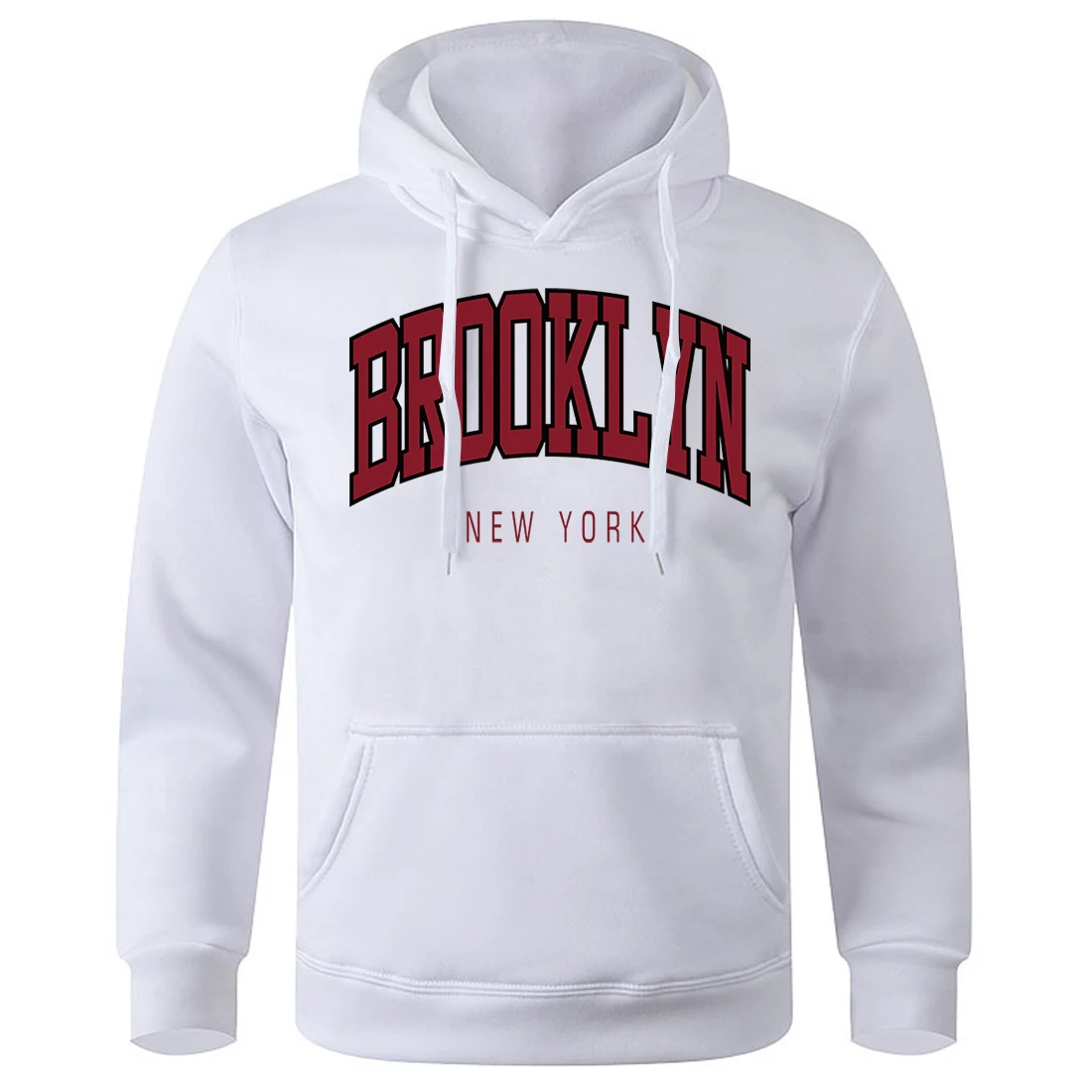 

Brooklyn New York Printing Men Hoody Skin Friendly Soft Tracksuit Fashion Classic Fleece New Hoodies Fashion Novelty Sweatshirt