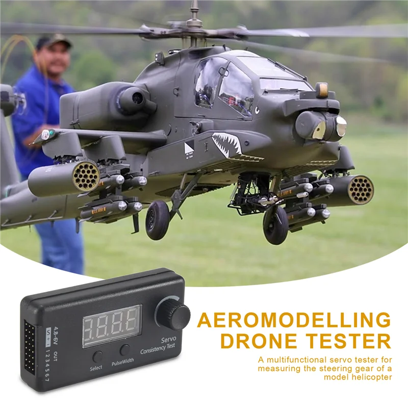 A10R Mini 3 Modes Digital Servo/ESC Consistency Tester Steering Gear Measurement For RC Helicopter Airplane Car Tool