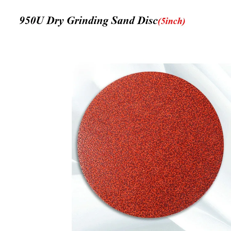 10pcs 3m950U BIW sanding disc 5inch/125mm 6150 Dry ground back velvet sand  Disc flocking grinding sandpaper  #60~#180