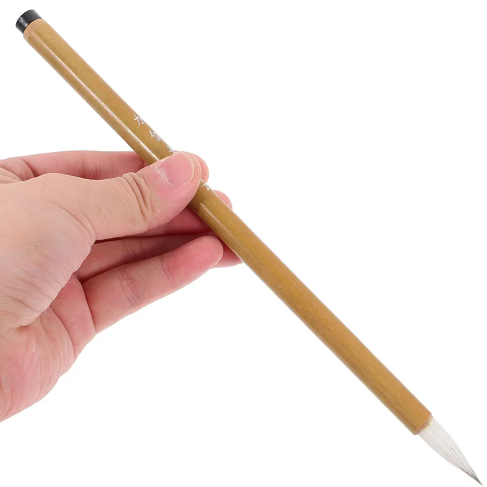 

9pcs Calligraphy Brushes Student Writing Set Bamboo Handle Chinese Ink Watercolor Painting Drafting Art Supplies