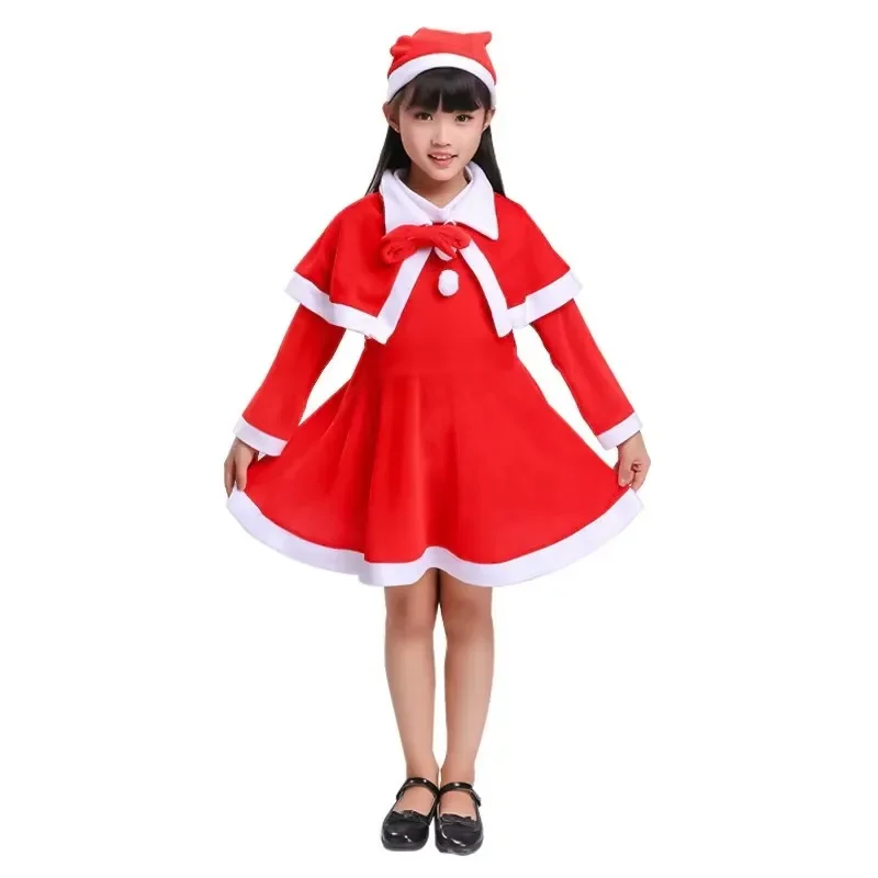 

Children's Christmas Costumes, Cosplay Costume Set for Santa Claus Boys and Girls, Classic Red Fashion Costumes 2025