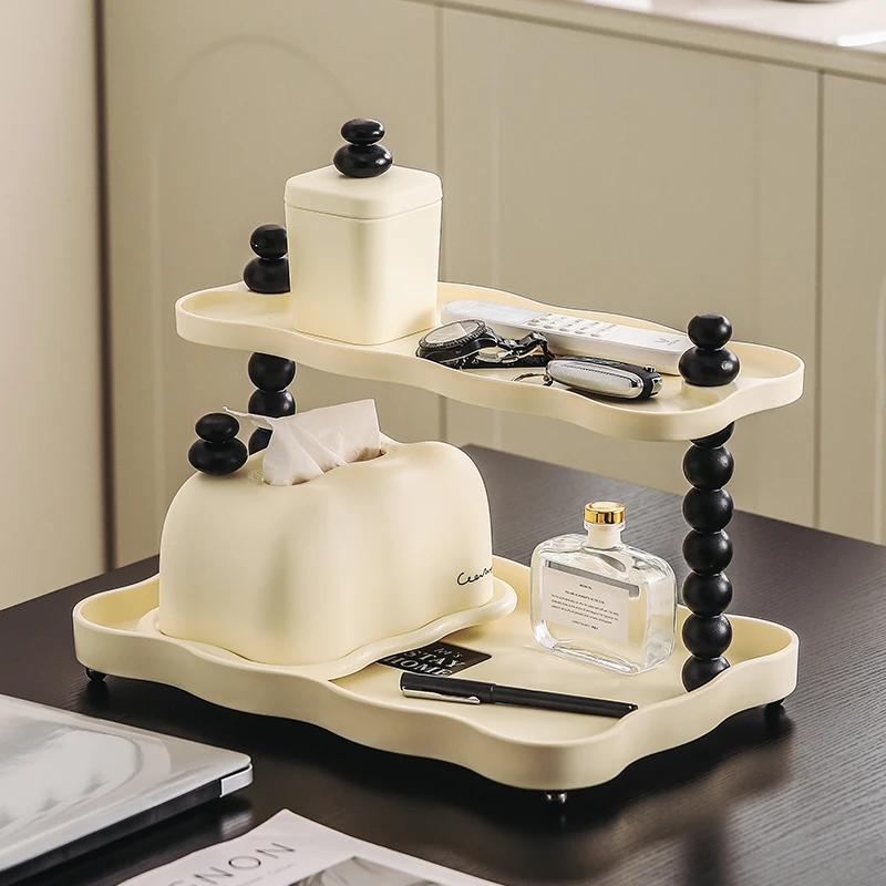Cup Desktop Shelf Vintage Living Room Bathroom Wash Table Shelf Stationery Holder  Stationery Holder