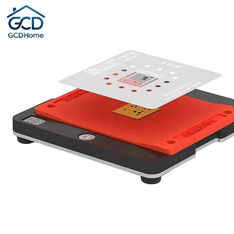 PD-C Planting Tin Pad Reballing Platform Non-Slip Heat Resistance Magnetic Silicon Mat CPU IC BGA Stencils Rework Tools