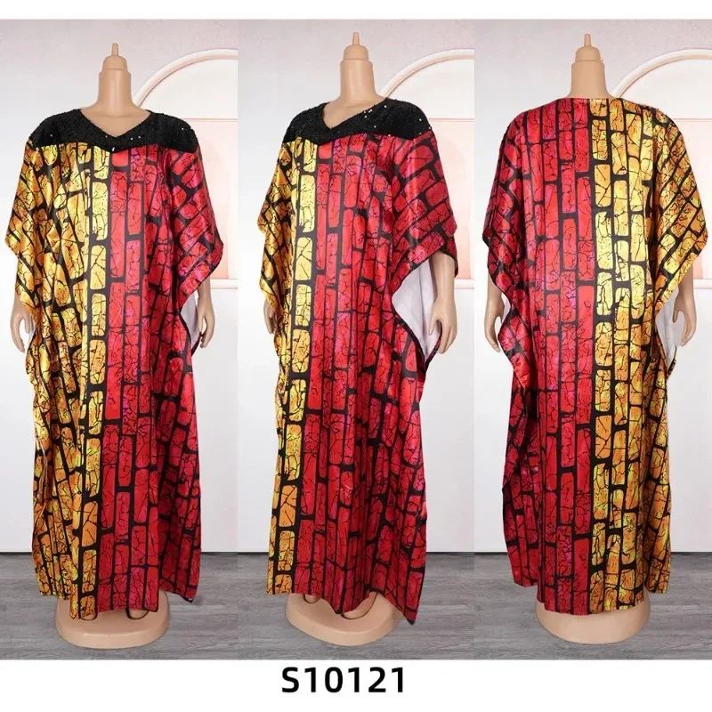 African Women Loose Maxi Dress Luxury Dubai Abayas Diamonds Djellaba Muslim Turkey Kaftan Morocco Robe Boubou Ankara Dashiki New