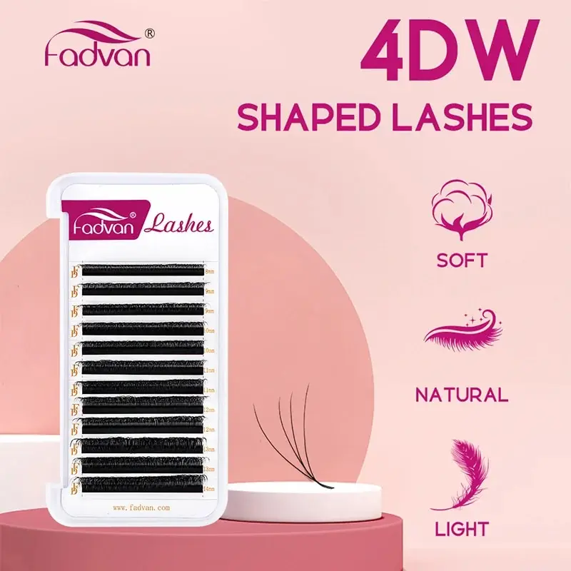 Fadvan Eyelashes W 3D 4D 5D Eyelash Extension W Novelty Hybrid Volume Make-up