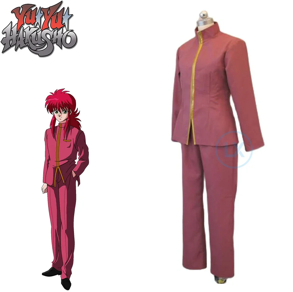 Anime Yu Yu Hakusho Kurama/Minamino Shuuichi Cosplay Costume Green Full Set Halloween Costume Uniform For Women Men