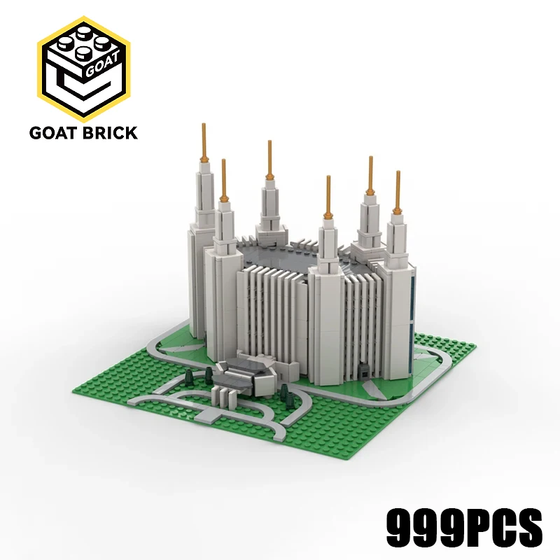 

Exquisite New Product MOC Building Blocks Washington D.C. Temple Technology Modular Children's Toy Gift DIY Assembly Set！
