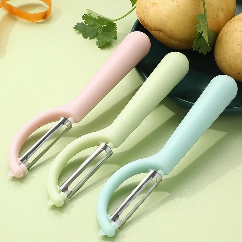 Multifunctional Peeling Knife Household Vegetable Peeler Plastic Handle Fruit Peeling Kitchen Tool