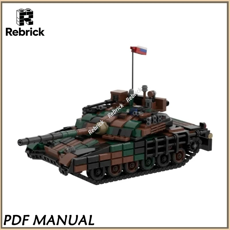 MOC Off-Road Armored Tracked Vehicle Building Blocks Field Land Machinery Desktop Brick Decor