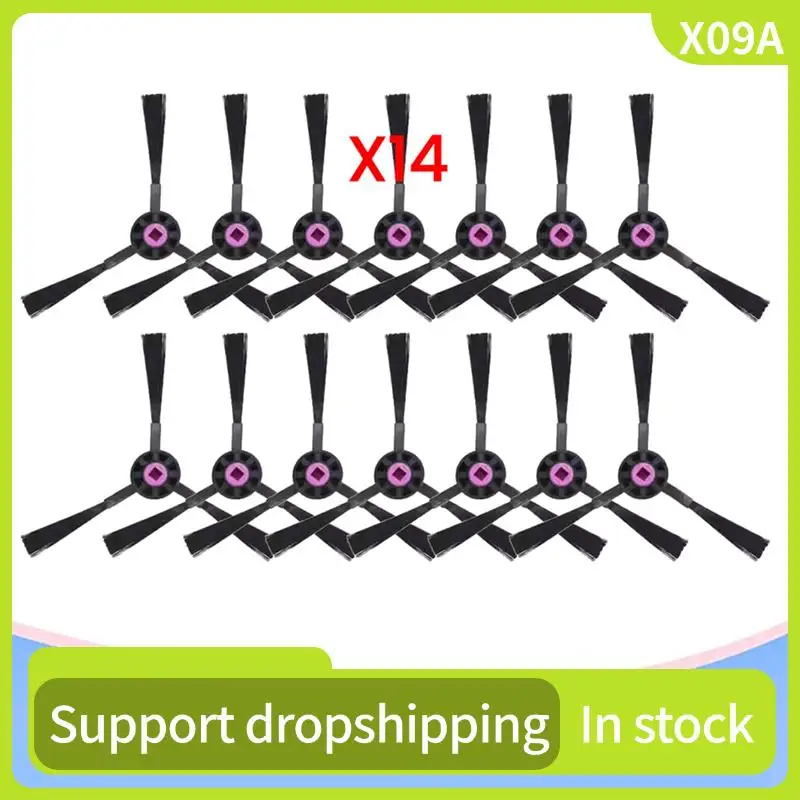 

X09A For JONR P20 PRO Vacuum Cleaner Replacement Accessories Side Brush Efficient Spare Cleaning Replacement Parts 14PCS