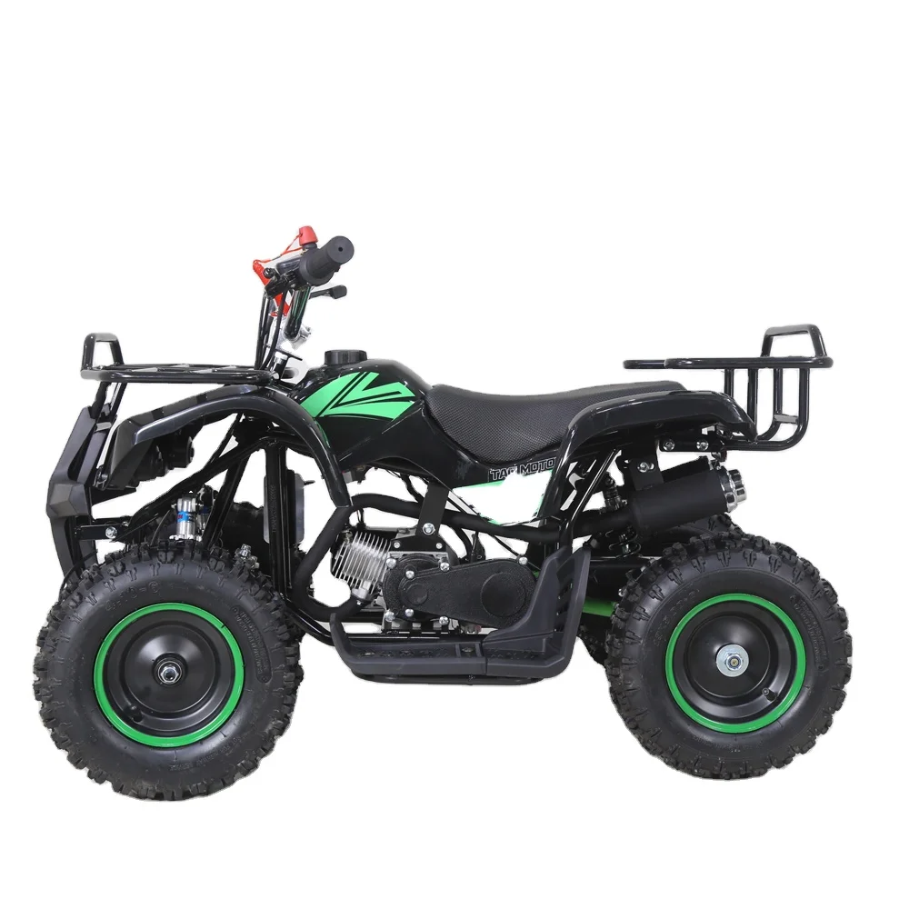 Cuatrimoto ATV Utilitaria Mini de 4 Ruedas para Niños, Motor de 2 Tiempos y 49CC, Modelo Rino 50, Económica y de Gran Demanda