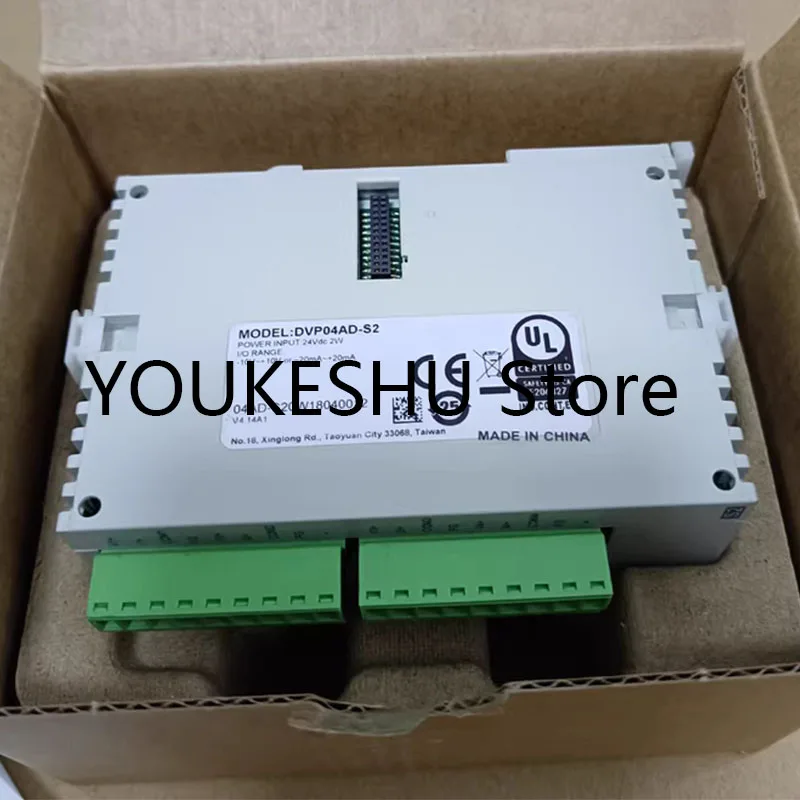 

Brand new original expansion module Analog input module DVP04AD-S2