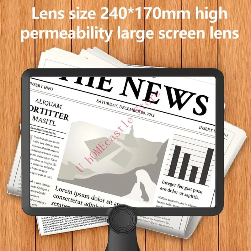 63HF Neck Magnifiers Providing 2X Zoom High Definition Lens Selectable Light Tone 48 Lamp Hands Release Utility