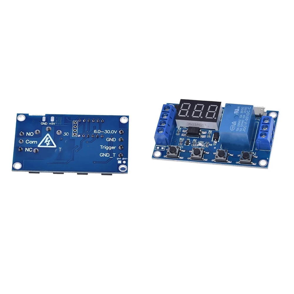 1Pcs 1 Channel Relay Module Delay Disconnection Triggers Delayed Cycle Timing Circuit Switch New Good Quality