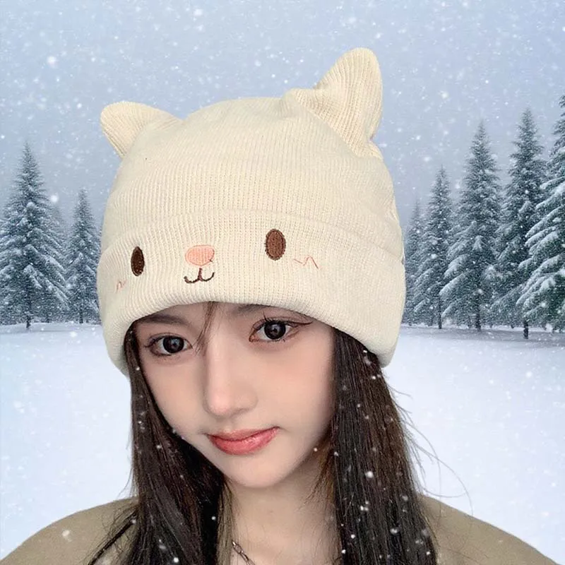 

1-5PCS Knitted Postpartum Beanie Hat Winter Maternity Cap Soft Warm Cute Windproof Pile Hat Comfortable Pregnancy Hat