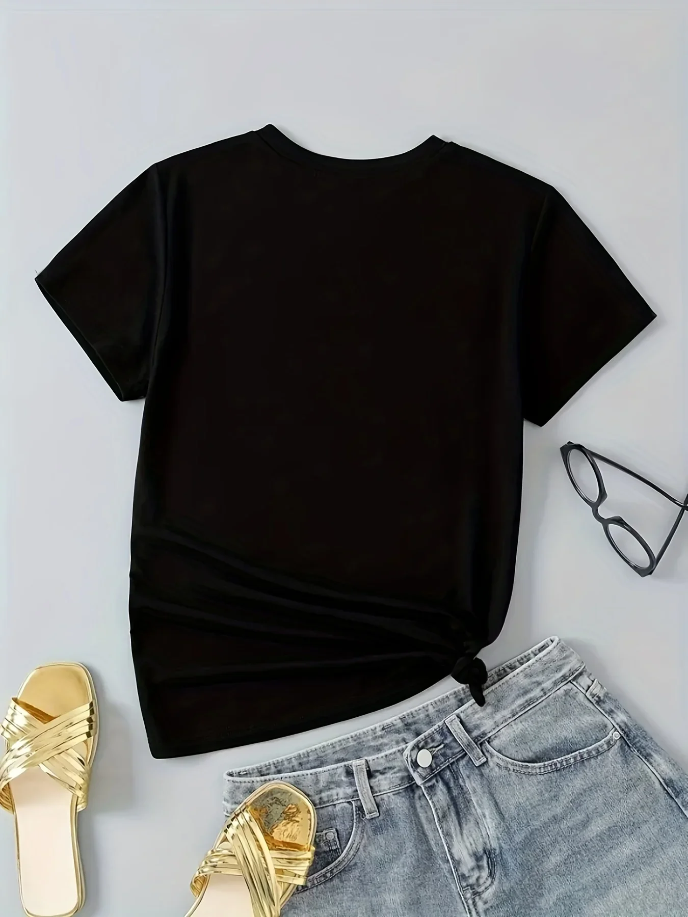 90s Vibes Print T-Shirt Crew Neck Casual Short Sleeve Top for Summer and Spring Ropa Mujer Women\'s Clothing My Body My Choice