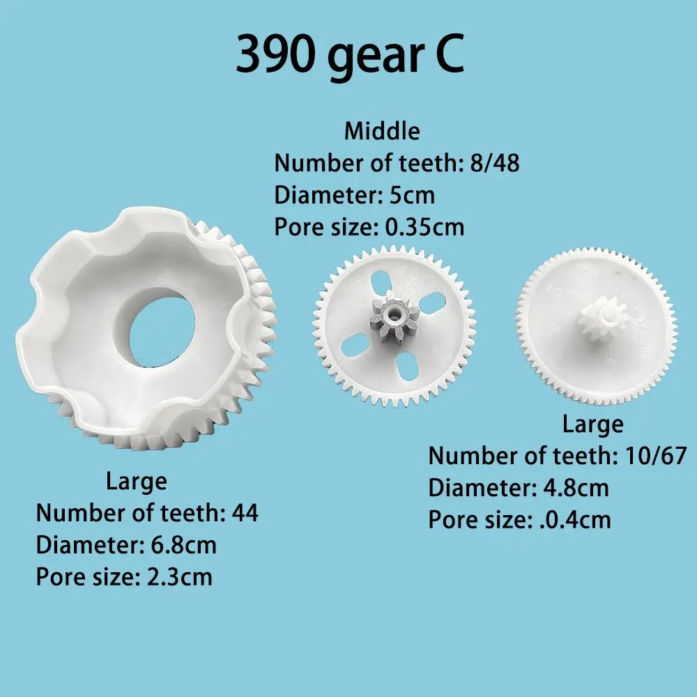 RS380 RS390 WW3 WW4 XX WSJ 子供用電動乗用車モーターギアボックス大中小ギアプラスチックギア金属鋼ギア