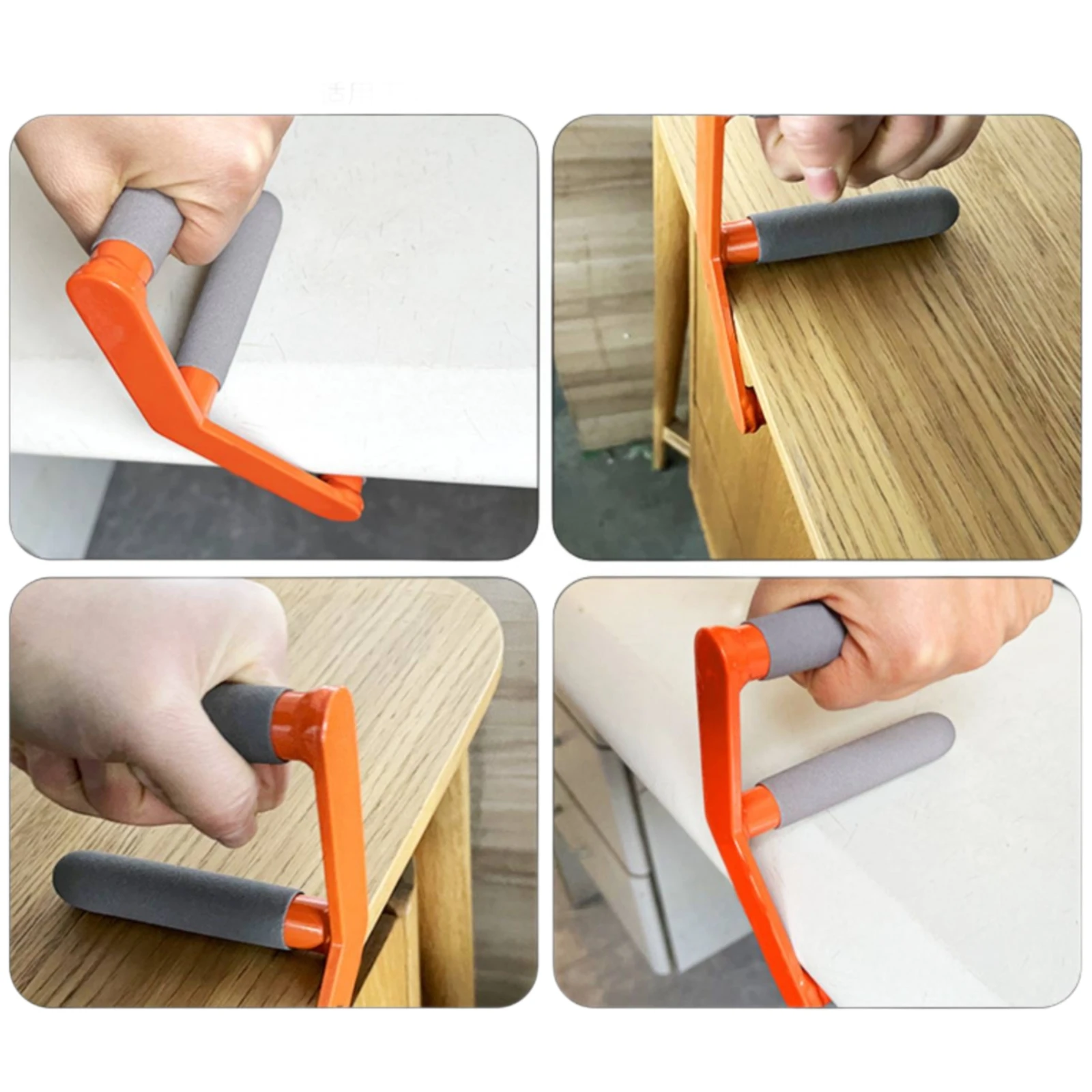 Portable Board-Lifting Tool Lightweight Panel Carrier with Non-Slip Handles Panel Lifter with Non-Slip Handle Rust-Resistant