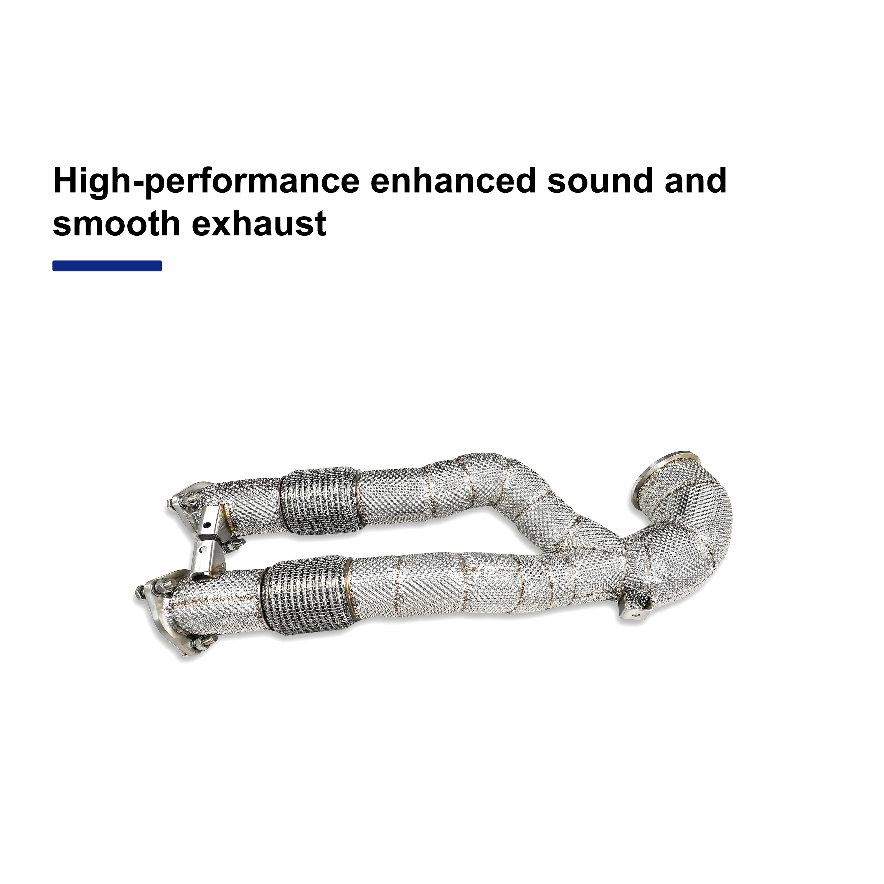 ACE Downpipe für Audi RS3 RSQ3 TTRS 2.5T Free Flow Drei-Weg-Katalysator mit Hitzeschild SUS304 Verlustfreie Installation – Detail 8