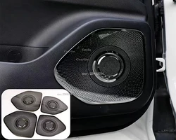 For Nissan Rogue X-Trail T33 2022 2023 Car Door Audio Speaker Cover Loudspeaker  Trim Frame Sticker Steel Interior Accessories