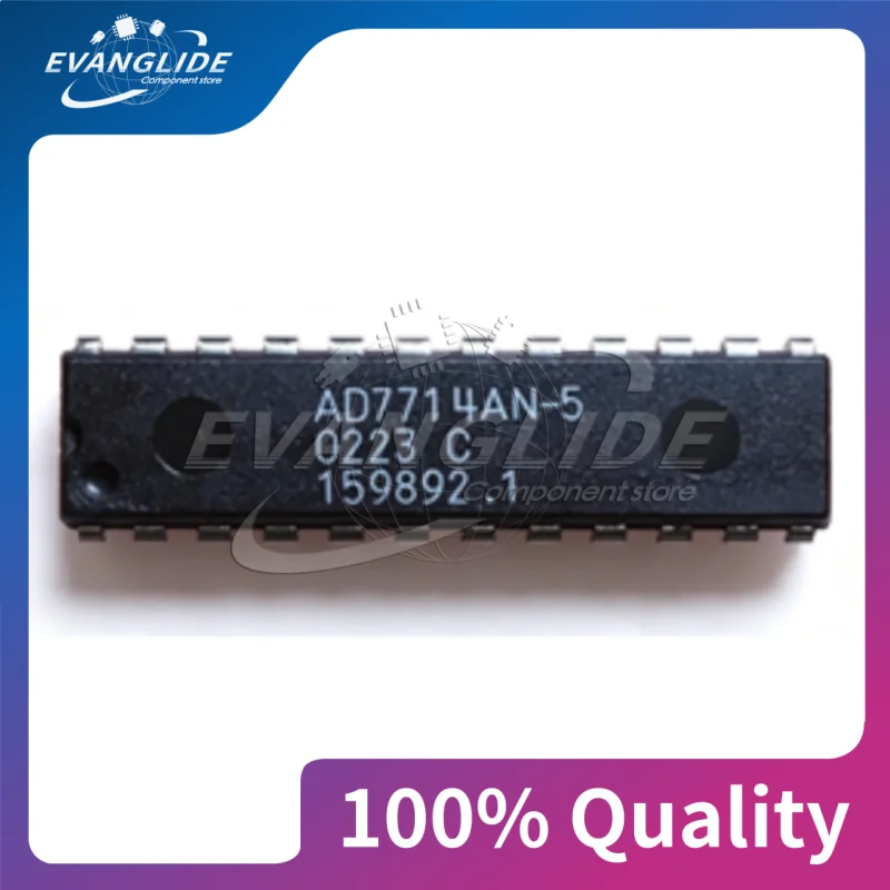 1 PCS AD7714AN-5 AD7714 AD7714AN-5 AD7714ANZ-5 DIP24 Analog-to-Digital Converter Chip