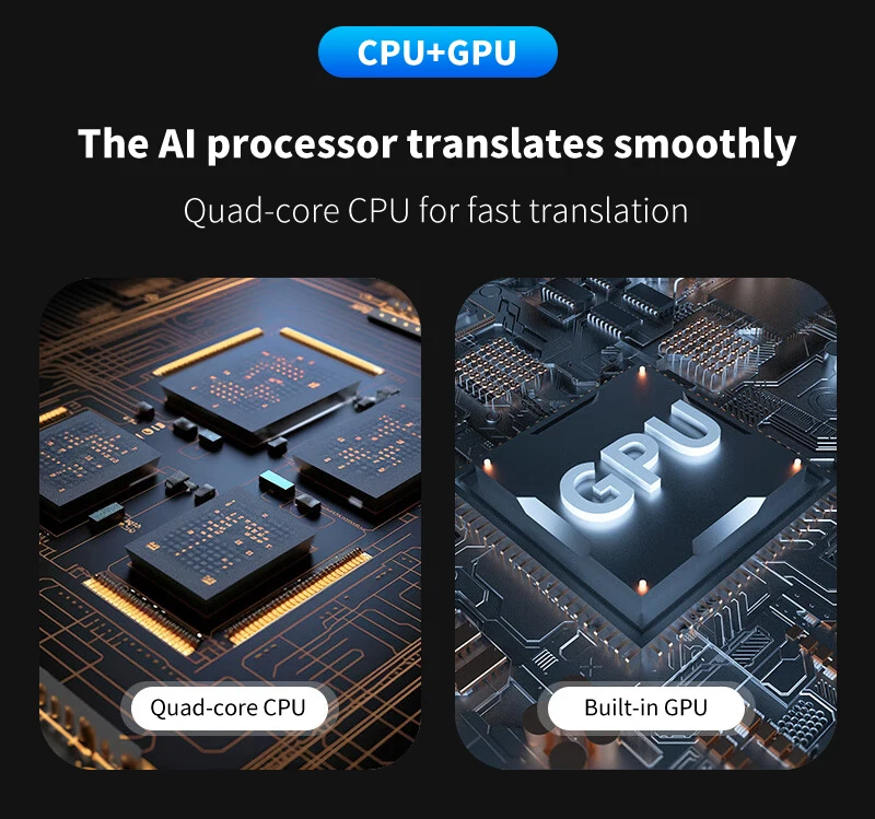 S85 Pro 4‑Inch Touch‑Screen Language Translator Device,138 Languages,Voice Video Recording,Offline Translation,8GB 2000mAh